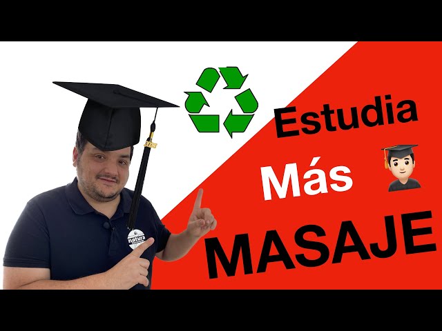 👨🏻‍🎓¿Cuánto ESTUDIAR para ser un buen MASAJISTA Profesional?