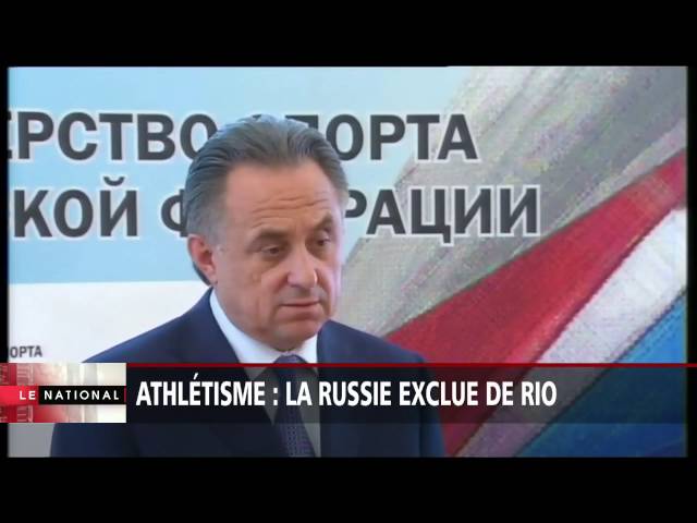 Athlétisme : La Russie exclue de Rio