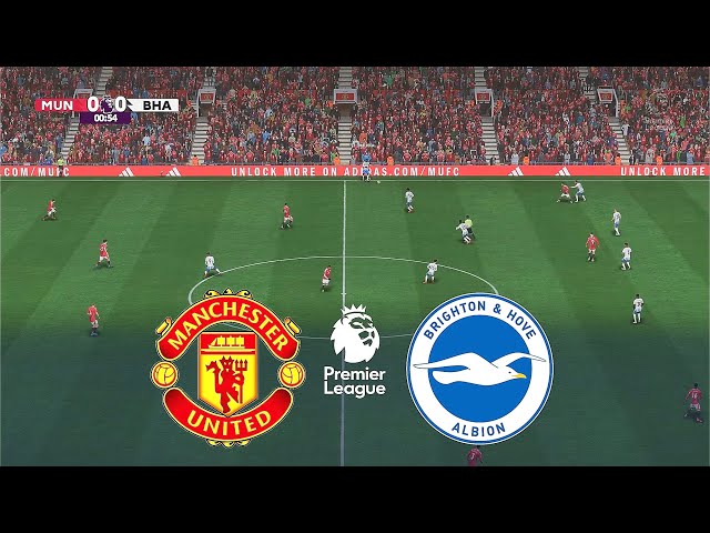 MANCHESTER UNITED vs BRIGHTON / PREMIER LEAGUE 2024/25