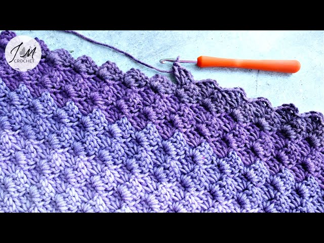 How To Crochet An Easy/Fast Stitch for Beginners / Ideal for Blankets, Shawls | Simple Block Stitch