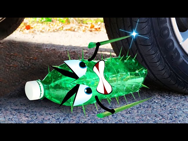 Crushing Crunchy & Soft Things by Car | Experiment Car vs Nails, Coca Cola |Woa Doodles Funny Videos