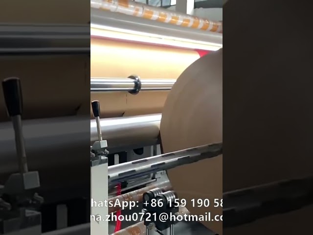 High Speed Paper Slitting & Rewinding Machine Kraft Paper, News Print Paper Slitting