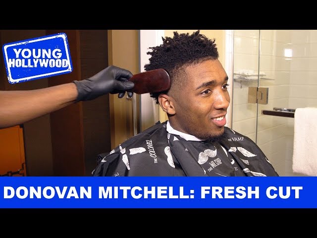 Donovan Mitchell Gets a Fresh Cut