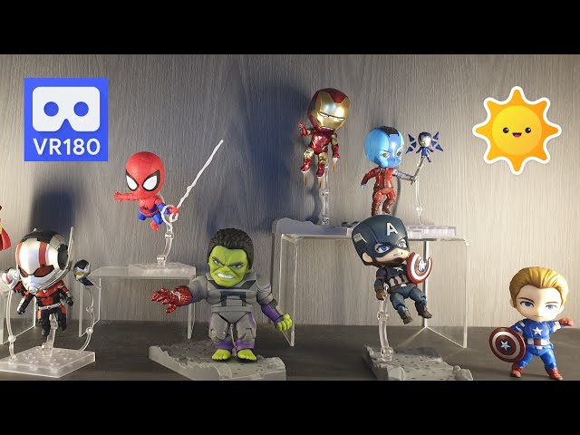 3D 180VR Marvel Superhero Hulk Captain America Spiderman Ant-Man Ironman 4K