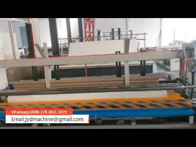 1880mm Automatic Toilet Paper Slitting And Rewinding Machine With Embrossing Function