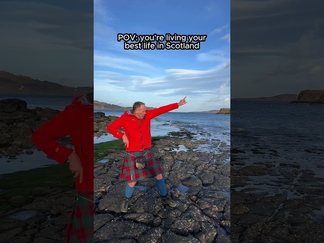 Living the best life in Scotland 🏴󠁧󠁢󠁳󠁣󠁴󠁿🕺🏻 #scotland #travel #dancing