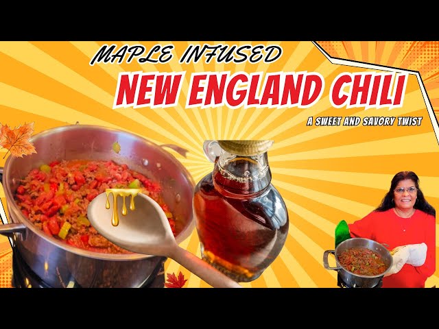 Maple-Infused New England Chili @jeanniesdk