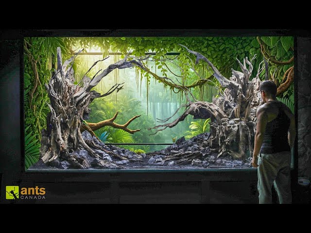 I'm Creating a Giant Tropical Wetlands Vivarium: Hardscape