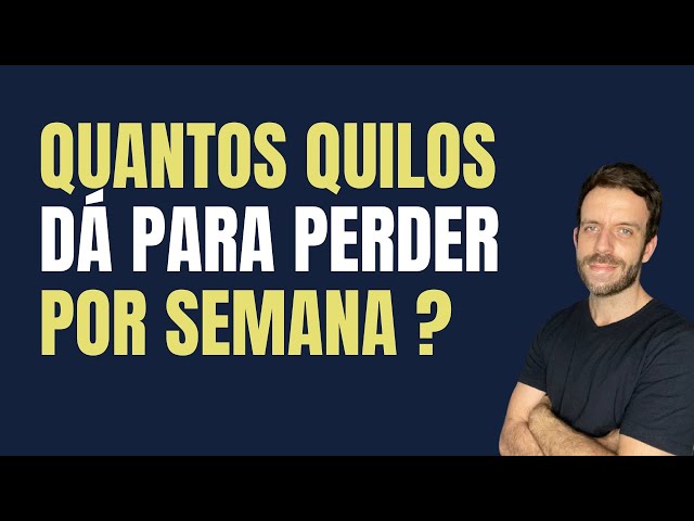 QUANTOS QUILOS DÁ PARA PERDER POR SEMANA ? - CAFÉ COM NUTRI