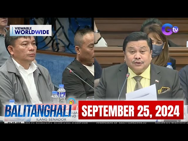 Balitanghali Express: September 25, 2024