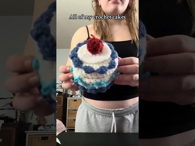 Crochet cake TikTok #crochetdesigns #crochet