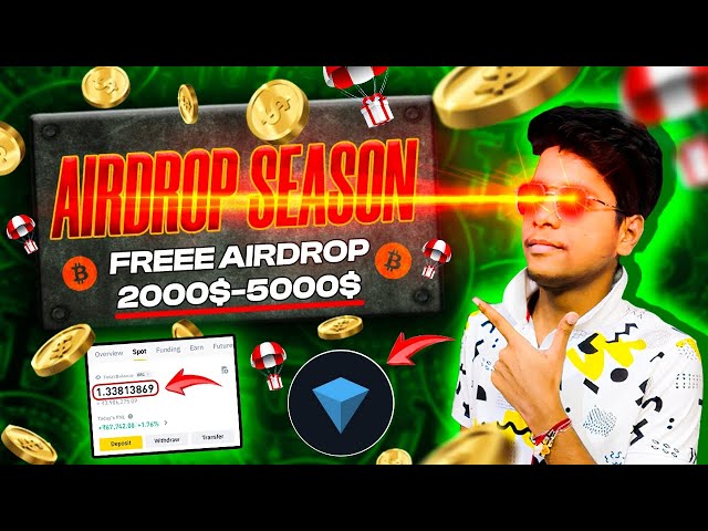 😱😱 Earn Freee Gauranteed 5000$ From Airdrops | Biggest Crypto Airdrop of 2024 | Best Airdrop 2024