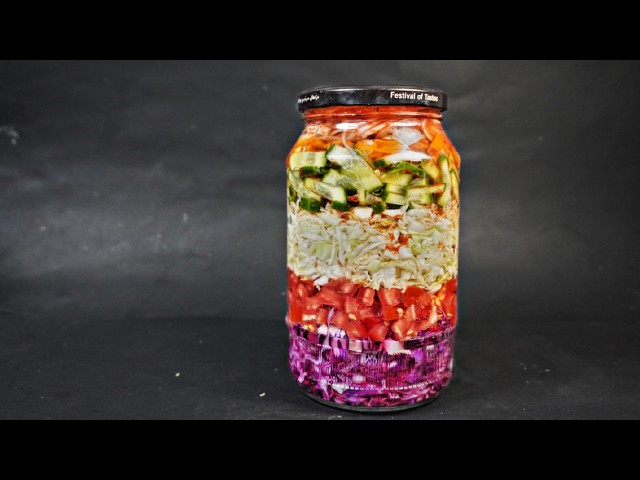 Leave these vegetables in a glass jar for a week, to know the secret of this recipe