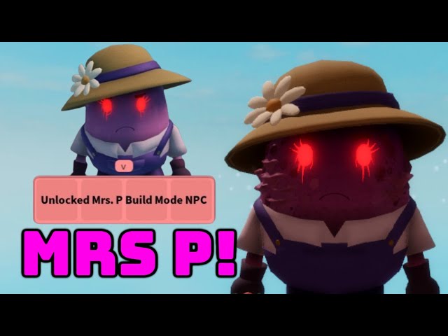 How To GET MRS P BUILD MODE NPC in PIGGY!