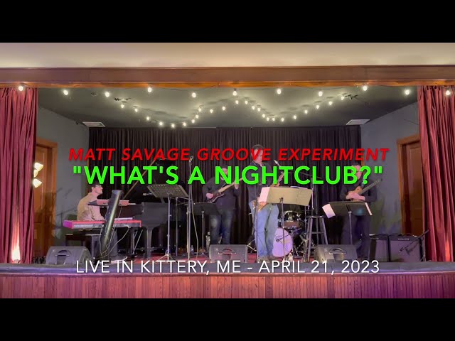 Matt Savage Groove Experiment - "What's a Nightclub?"