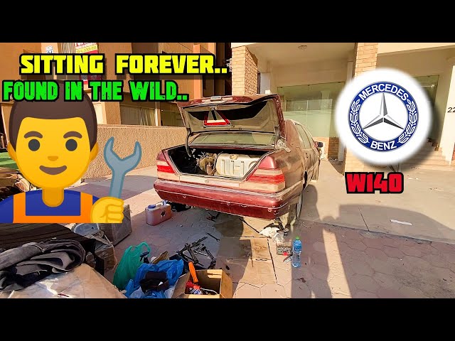 Will This Legend Start After Sitting Forever? Reviving Neglected Mercedes W140 in Middle East!