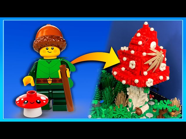 I built a LEGO Mushroom house! 🍄