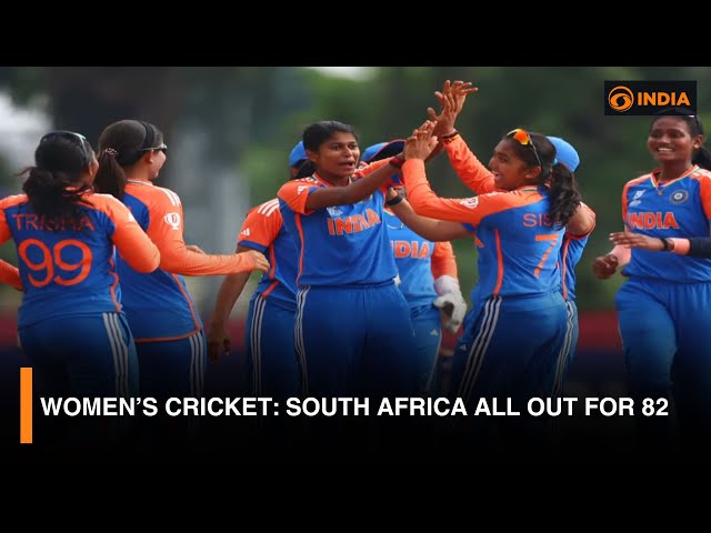 Women’s cricket: South Africa all out for 82 and more updates | DD India Live