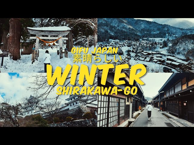 DAY 2: Exploring Gujo Hachiman Castle, Takayama, and Shirakawa-go Winter | vlog w/ DJI osmo pocket 3