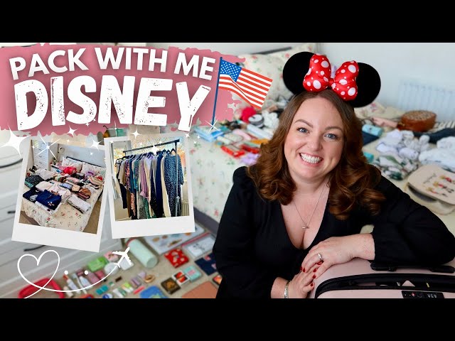 PACK WITH ME: DISNEY WORLD! 🏰 best Disney hacks, outfits, accessories & park essentials you NEED! 🧳✨