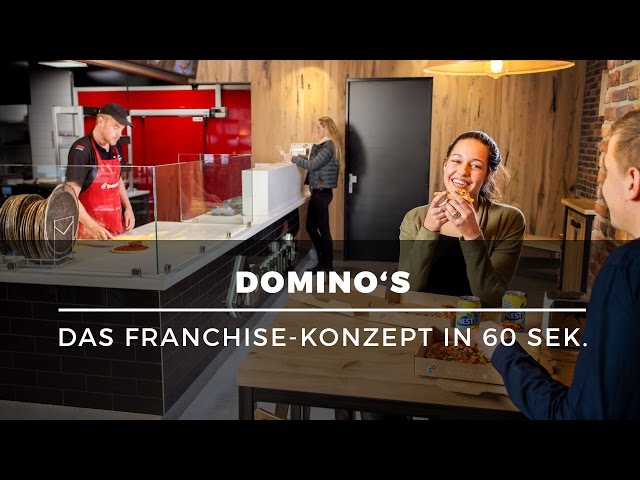 Gründen mit dem Weltmarktführer im Pizza Delivery – Franchise mit Domino’s in 60 Sek.