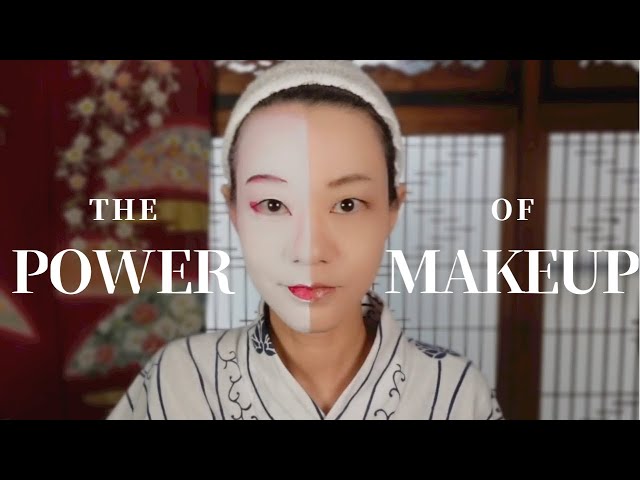 POWER OF MAKEUP | Traditional and Daily half-face Makeup from JAPAN