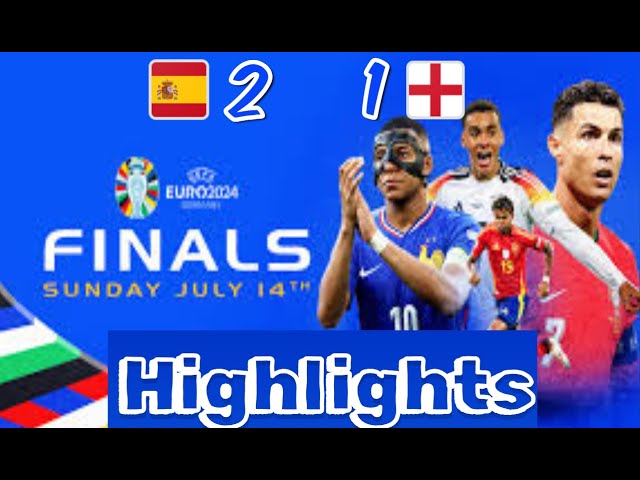 🔥 First Half Madness! Spain vs England – EURO 2024 Final Highlights