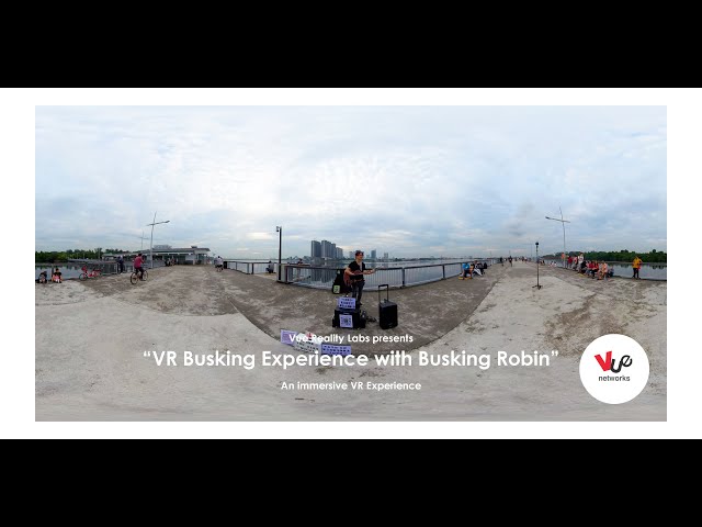 VR Busking Experience with Busking Robin