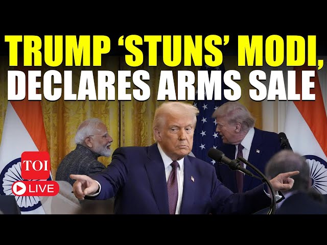 LIVE | Trump Sings Praises For Modi, Offers F-35 Fighter Jets To India | Trump-Modi Joint Statement