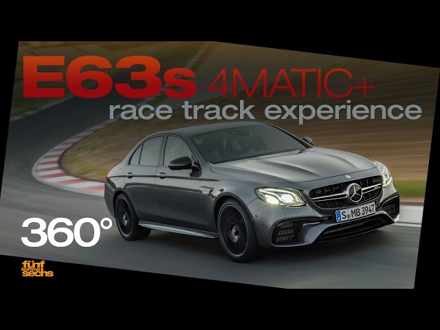 Mercedes-AMG E 63 S 4MATIC+ on the race track! (360° Video, German)