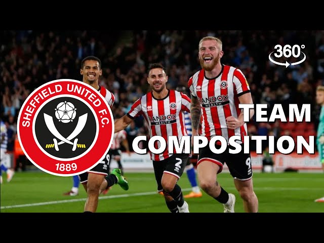 English Premier League 2023/24 | Sheffield United F.C.Team composition | 360°VR