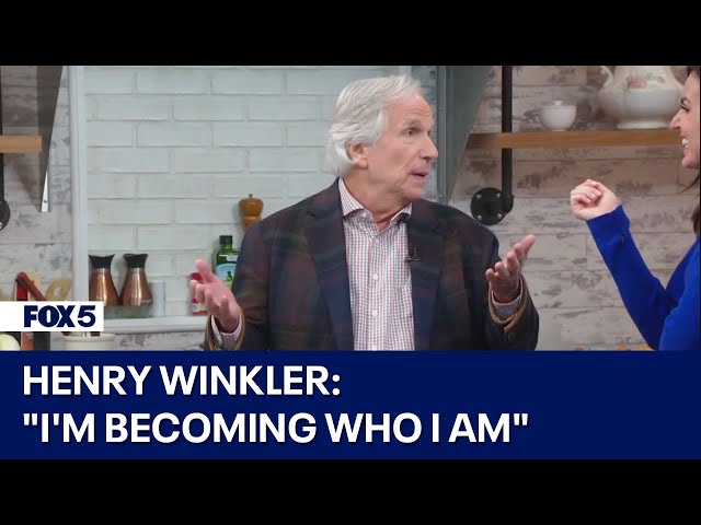 Henry Winkler says, "I'm becoming who I am," in new book