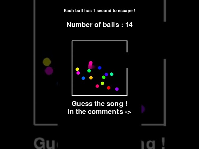 Bouncing Ball Mystery Melodies N°1098 #shorts