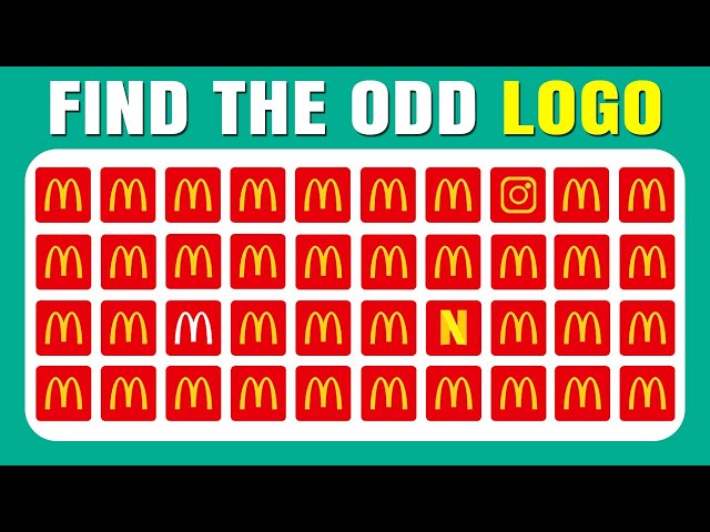 Find the ODD One Out - Logo Edition | 40 Levels | Easy, Medium, Hard | Quizzer Odin