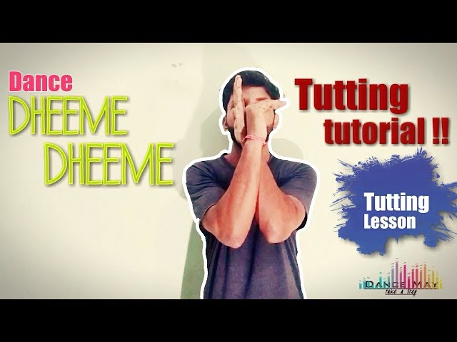 Learn at home ||dheeme dheeme | tutting tutorial | tutting lesson