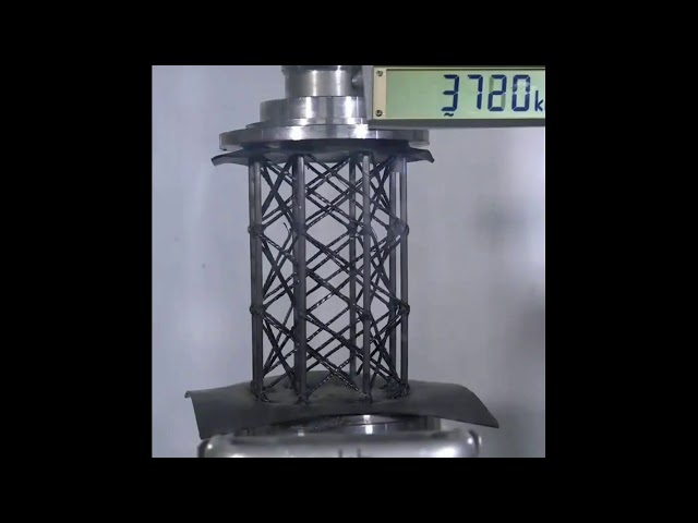 Super composite Isotruss vs hydraulic press| Techio Civil