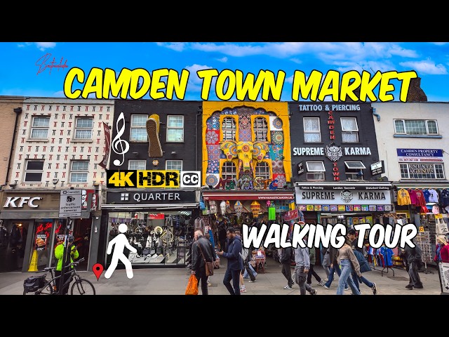 Uncover the SECRETS of Camden Town's London 🇬🇧 Vibrant Market Scene!