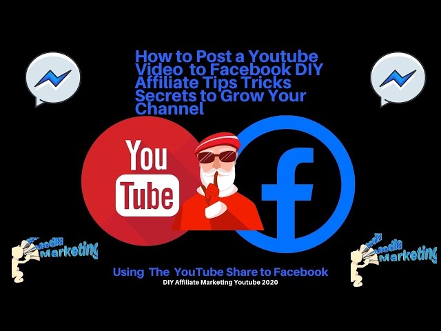 How to Post a Youtube Video  ⁯to Facebook DIY Affiliate Tips Tricks Secrets to Grow Your Channel