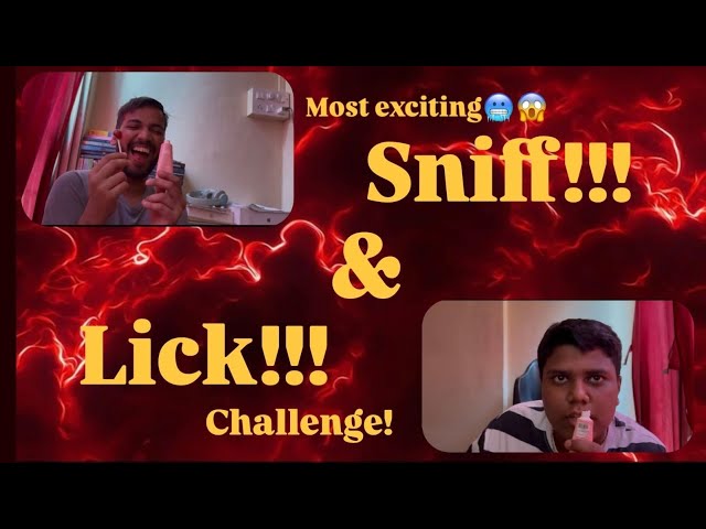 SNIF AND LICK || A VIRAL CHALLENGE || SEE WHO WIN