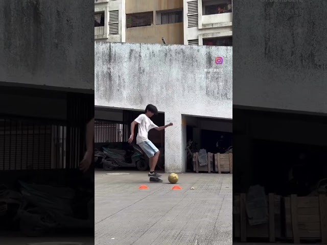 Learn this easy neymar nutmeg skill #football #footballskils #soccerskills #skills