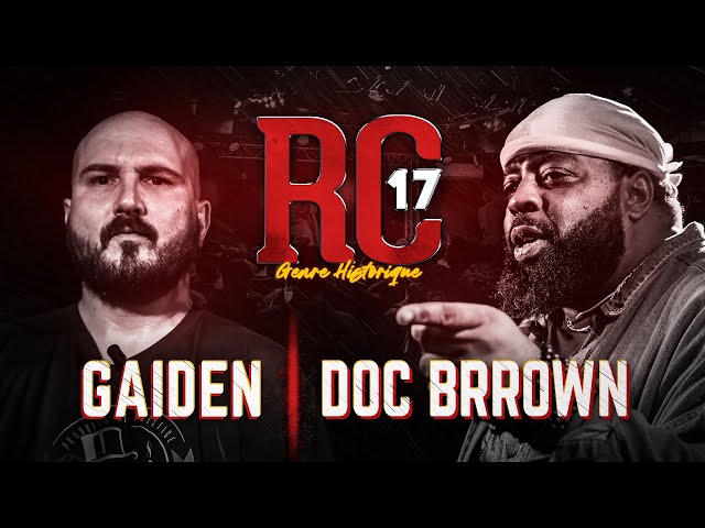 Rap Contenders 17 : Gaiden VS Doc Brrown