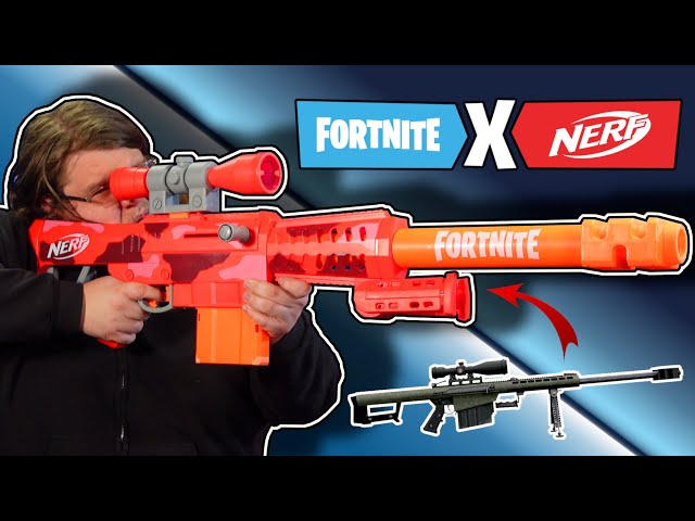 So NERF made a .50 CAL Barrett M82 Sniper Rifle...