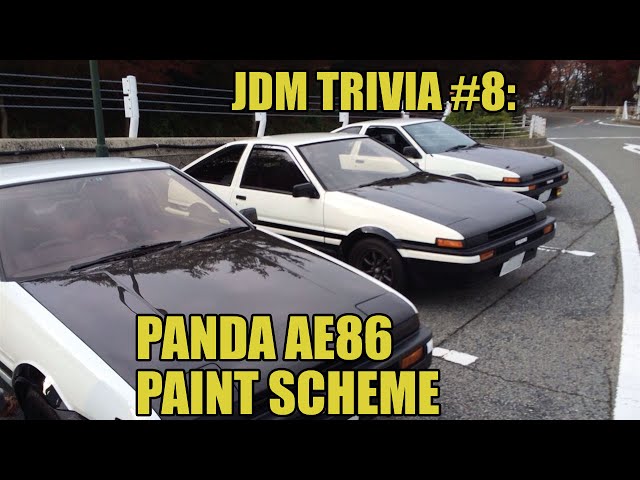 Panda AE86 paint scheme [JDM Trivia #8]