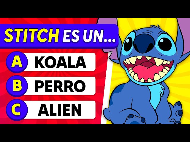 🐨 QUIZ DE LILO & STITCH 💙 Encuentra el DIFERENTE 👀 Adivina la VOZ 🎵 Quiz de Disney🌈