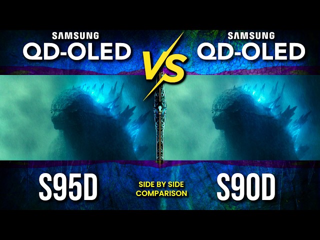 Samsung S95D vs S90D QD OLED | 2024 TV Comparison