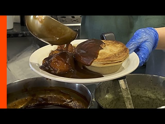 ULTIMATE British Comfort Food Pie & Mash + Apple Crumble at Goddards, London!