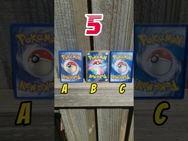 Can you spot the fake Pokémon card in 5 seconds?⌚ #shorts #pokemoncards #pokemon #fake