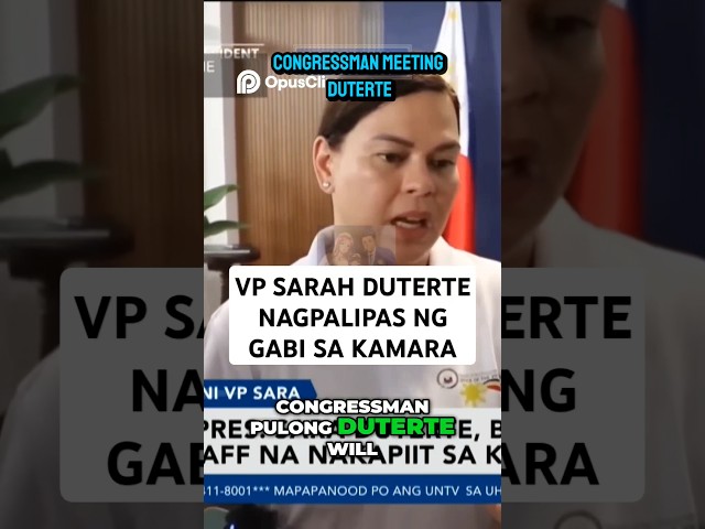 VP Sara Duterte, dinamayan ang nakadetine Niyang Tauhan sa Kamara  #shorts #short #reels #tiktok