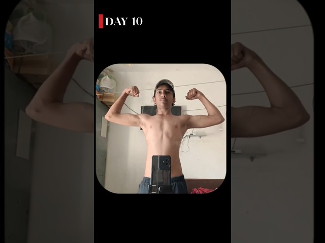 DAY 10 : BULKING FOR 30 DAYS 🏋️✨ #bulking #minivlog #bulkingjourney #10kviews #viralshorts #fitness