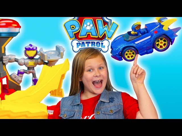 Assistant and Officer Waggles Review Paw Patrol Meteor Run